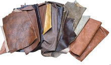 Cargar imagen en el visor de la galería, 1KG Brown Leather OFFCUTS FIRE Retardant Contract Grade Upholstery, Arts, Crafts, scrapbooking