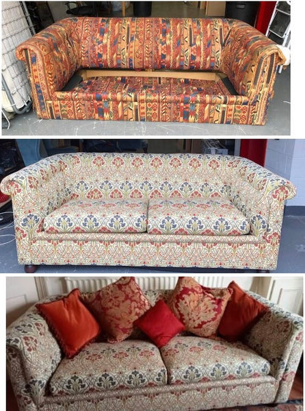 Customers Sofa Bed - Before and After upcycling
