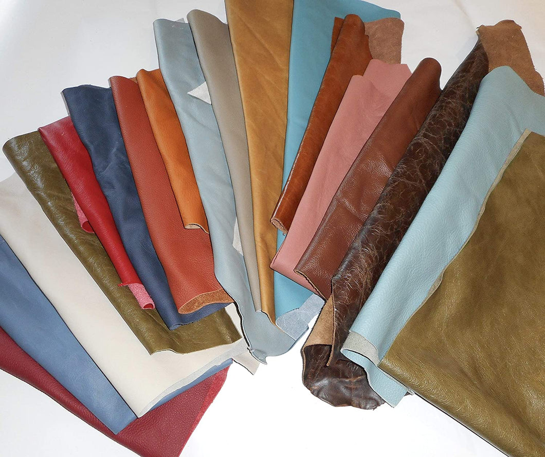 1kg High-Quality Fire-Retardant Large Leather Off Cuts